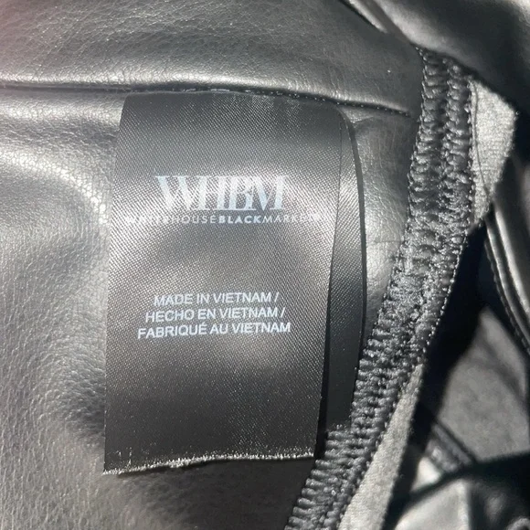 WHBM Vegan Leather Runway Legging Size 14 - Picture 12 of 12